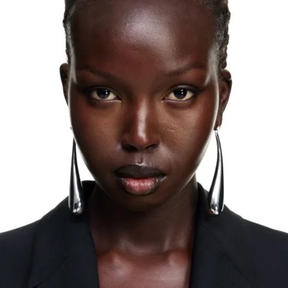 HM Mugler Teardrop Earrings H&M Mugler - Picture 4 of 6